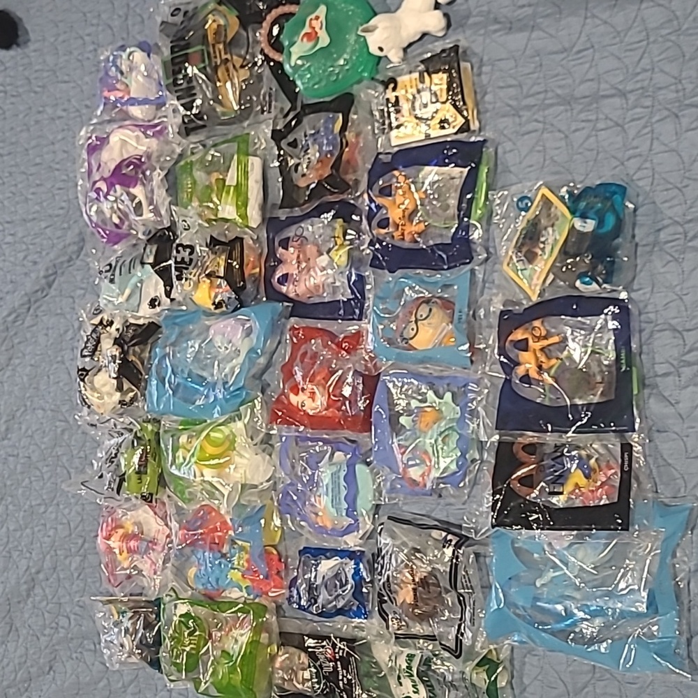 MCDONALD'S Bundle of 30 Assorted New in Bag Toys Plus 2 Out of Bag Happy Meal